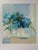 Claude Hemeret, Bouquet bleu, Lithograph For Sale
