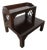 1980s Bed Steps Stool Mahogany Chippendale Attributed to Drexel For Sale