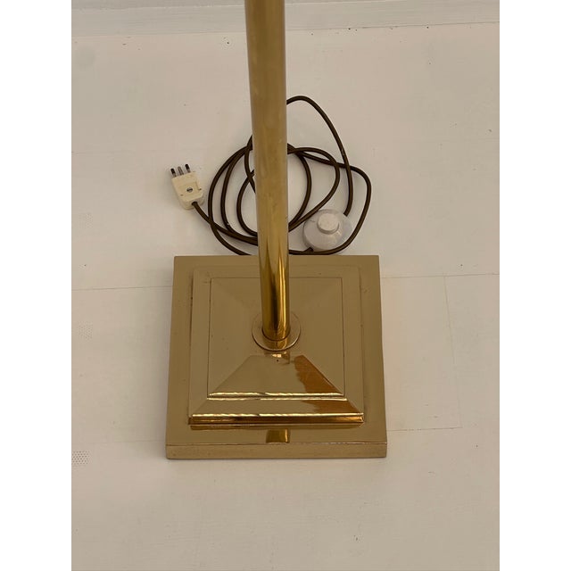 Brass Floor Lamp, 1980s For Sale - Image 6 of 12