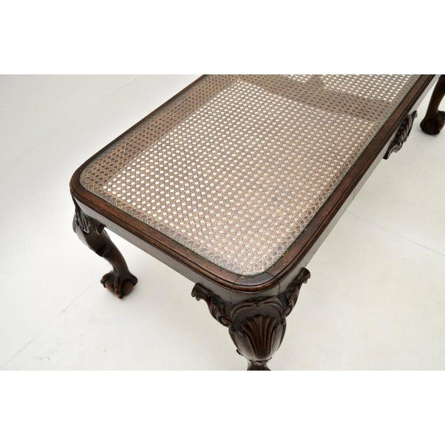 Antique Walnut Coffee Table, 1900s For Sale - Image 4 of 8