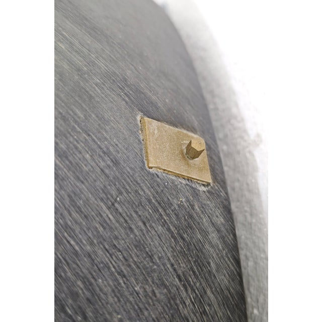 Mid-Century Ebanil Wall Mirror by Gino Colombini for Kartell, Milan, Italy, 1960s For Sale - Image 12 of 15