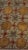 1890s Tan Champagne Geometric Folk Art Antique American Hooked Rug 4' 6" X 4' 8" Woven Cotton Carpet For Sale - Image 9 of 9