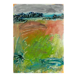 1986 “Mt. Vista Ii” Acrylic Painting by Harry Hilson