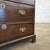 Late 19th Century Georgian Cherry & Oak Banded 5 Drawer Chest With Brass Handles & Escutheons For Sale - Image 17 of 17