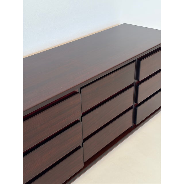 Low Vintage Chest of Drawers, 1970s For Sale - Image 10 of 13