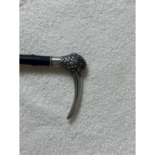 Silvered Bronze Walking Stick, 1900 For Sale - Image 6 of 10