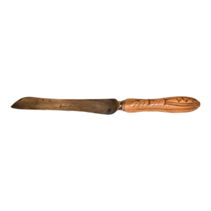 19th Century Hand-Carved Bread Knife
