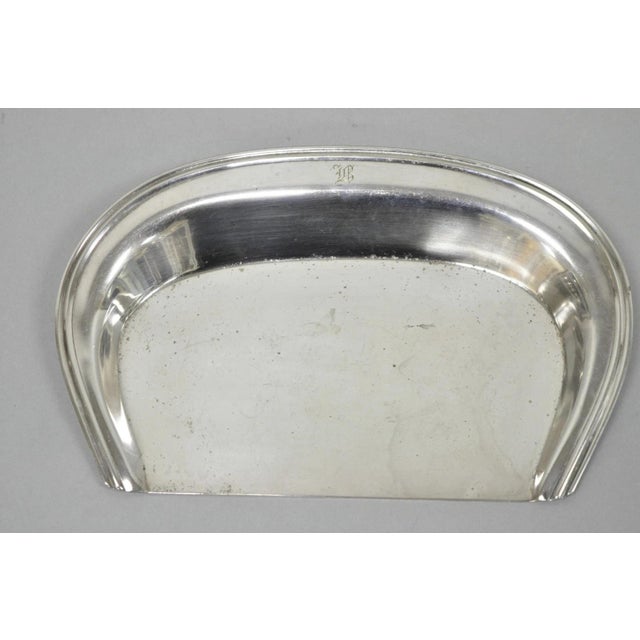 Vintage Bernard Rice's Sons Inc Silver Plated Crumb Catcher Silent Butler Set For Sale - Image 4 of 13