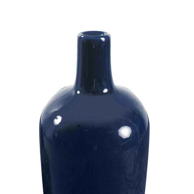 Contemporary Delft Blue Vase Set of 2 For Sale - Image 3 of 10