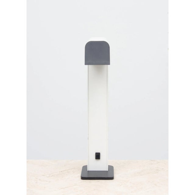White Postmodern Desk Lamp, 1980s For Sale - Image 8 of 9