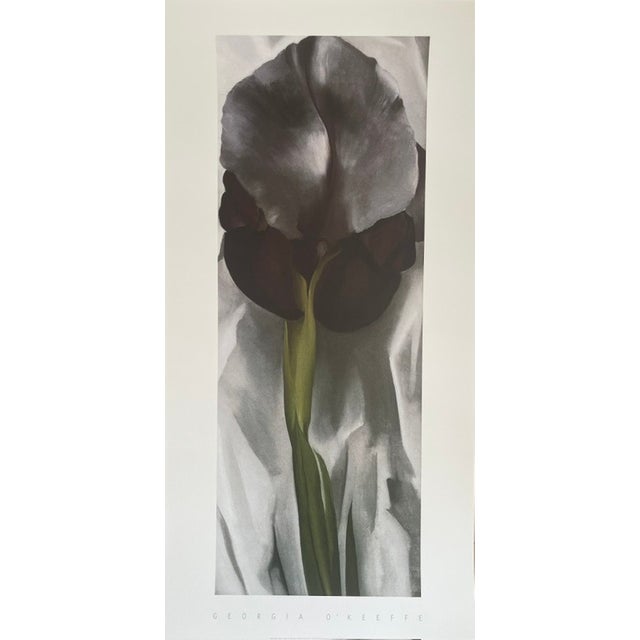 Own a piece of art history with this print of Dark Iris I, originally painted by iconic American modernist Georgia...