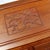 Asian Teak Hand Carved Drop Front Compartmentalized Desk Style of George Zee For Sale - Image 11 of 13