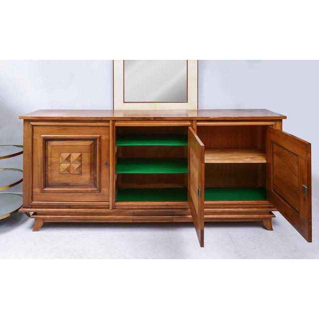 Wood Bespoke French Mid Century-Inspired Sideboard For Sale - Image 7 of 11
