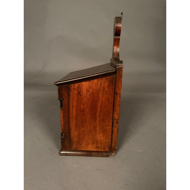 French 19th Century French Walnut Salt Box With Burl Walnut Drawer, Lift Lid & Brass, Circa 1820 For Sale - Image 3 of 11
