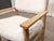 Oak Armchair with White Sheep Fur Upholstery by Hans J. Wegner, 1980s For Sale - Image 3 of 12