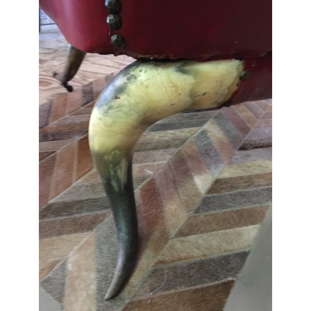 Mid-Century American Steer Horn Chair For Sale - Image 10 of 11