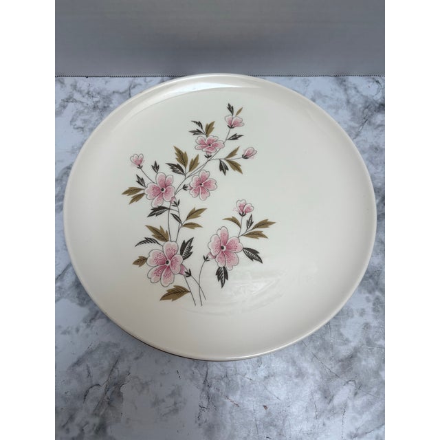 Vintage Mixed Fruit & Floral Mixed Porcelain Ceramic Plates-Set of Four For Sale - Image 10 of 12