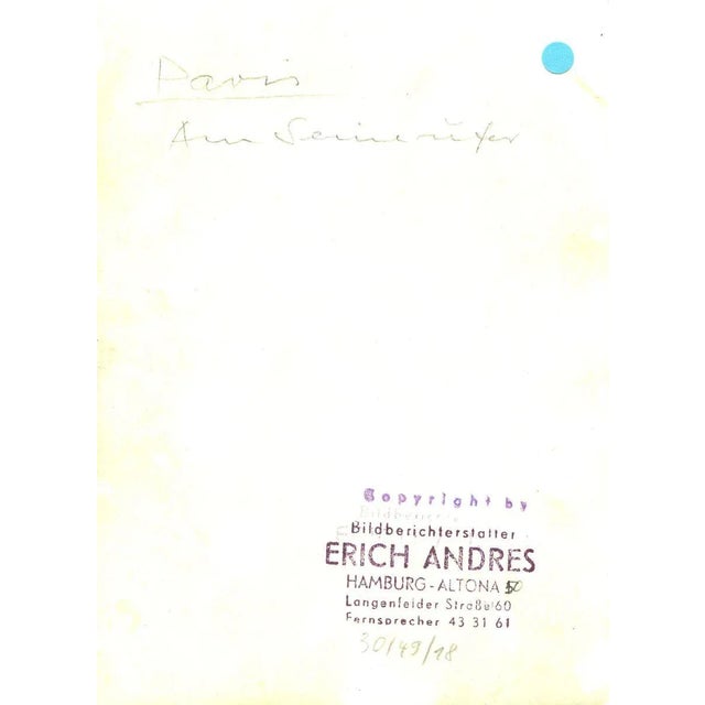 Fisher in the Morning Seine, Paris, 1955 For Sale - Image 4 of 5