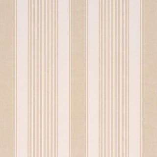 Schumacher Summerville Stripe Wallcovering In Birch For Sale