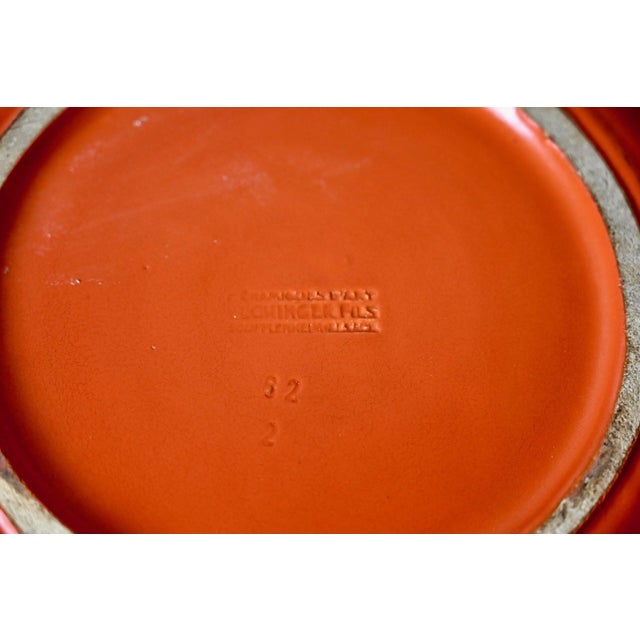 Mid-Century Glazed Ceramic Bowl, by Fernand Elchinger, France, 1950s For Sale - Image 12 of 14