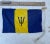1960s Vintage Wool Authentic Yachting Flag Barbados Trident Nautical Flag For Sale - Image 5 of 7