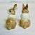 1980s Vintage Hollywood Regency Brown-Eyed Bunny Salt and Pepper Shakers - A Pair, Fitz & Floyd For Sale - Image 14 of 15