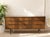 Vintage Mid-Century Modern Walnut Nine-Drawer Dresser For Sale - Image 11 of 12