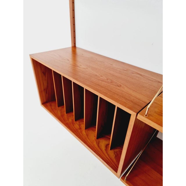 Mid-Century Modern Danish Teak Wall Unit by Poul Cadovius for Cado, 1960s For Sale - Image 5 of 11