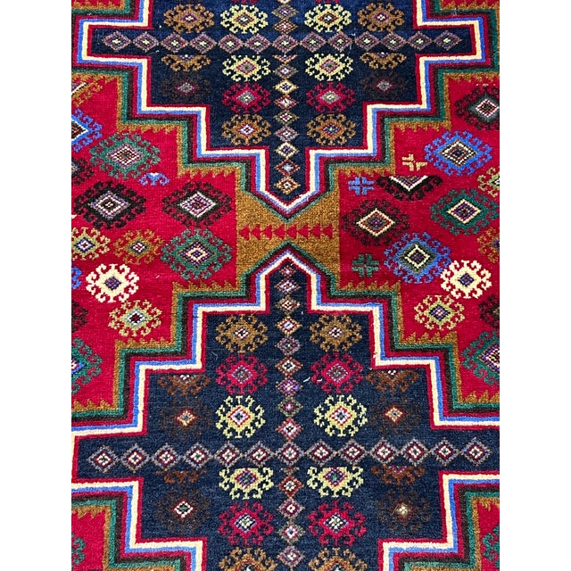 Afghan Balouch Wool Rug 2’8” X 4’4” For Sale - Image 4 of 6