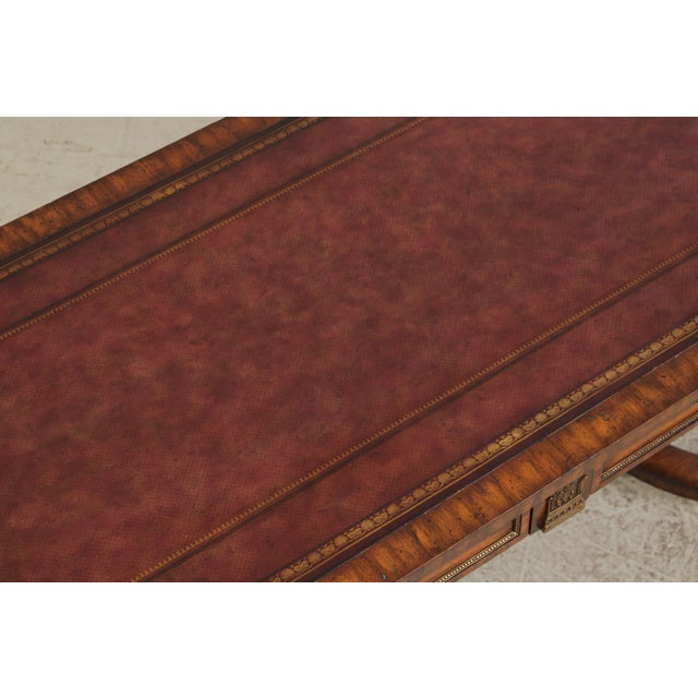 Maitland Smith French Empire Leather Top Desk For Sale - Image 10 of 18