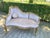 1950s French Louis XVI Pink Velvet Corner Settee For Sale - Image 16 of 16
