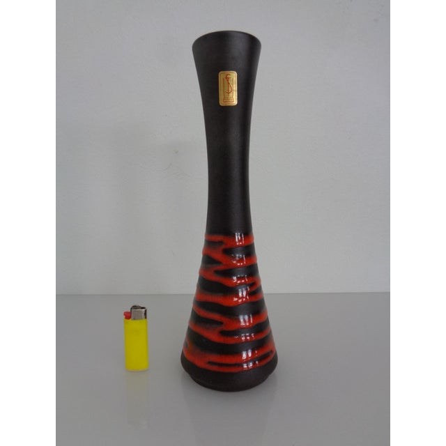 Mid-Century Modern 4125/4 Ceramic Vase from Steuler Keramik, Germany, 1950s For Sale - Image 3 of 13