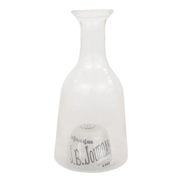 French Bistro Glass Carafe For Sale