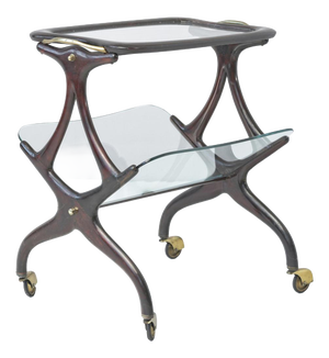Table on Castors by Cesare Lacca for Cassina, Italy, 1955