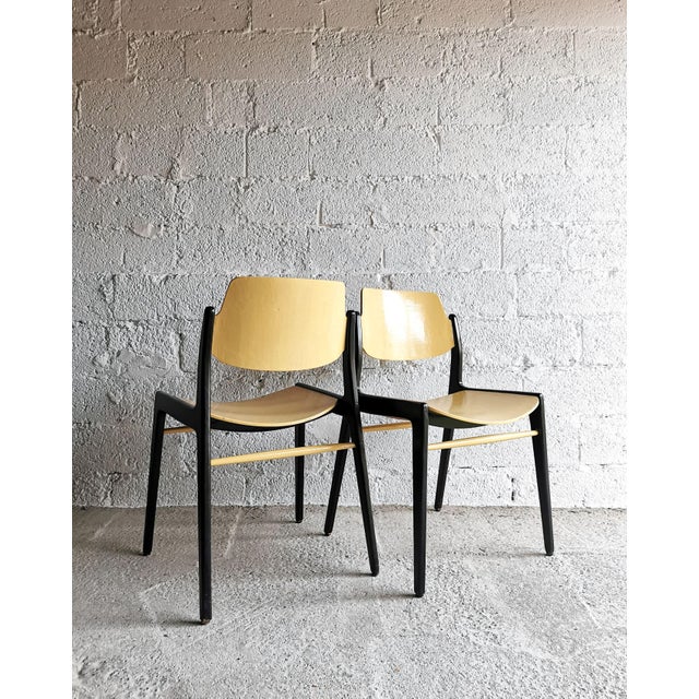 Mid-Century Modern Chairs from Wilkhahn, 1950s, Set of 2 For Sale - Image 11 of 12