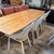 Boat Shaped Trestle Dining Room Table For Sale - Image 4 of 12