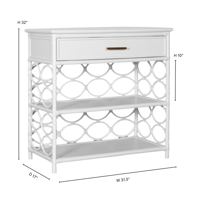 Coastal Infinity End Table - Evergreen For Sale - Image 3 of 10
