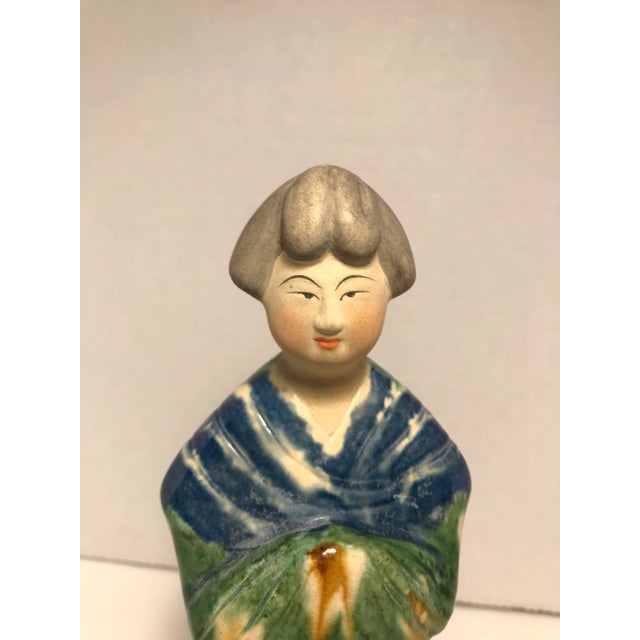 Vintage Tang Style Chinese Pottery Figurine of a Court Lady Aprox. dimension: 8.5" H Very good original condition! No...