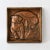 Wood Art Deco Copper Wall Plaque from Maredsous Métiers Dart, 1930s For Sale - Image 7 of 7