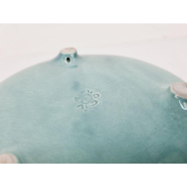 Green Ceramic Decorative Plate with Horoscope Motif by Géza Gorka, 1960s For Sale - Image 8 of 10