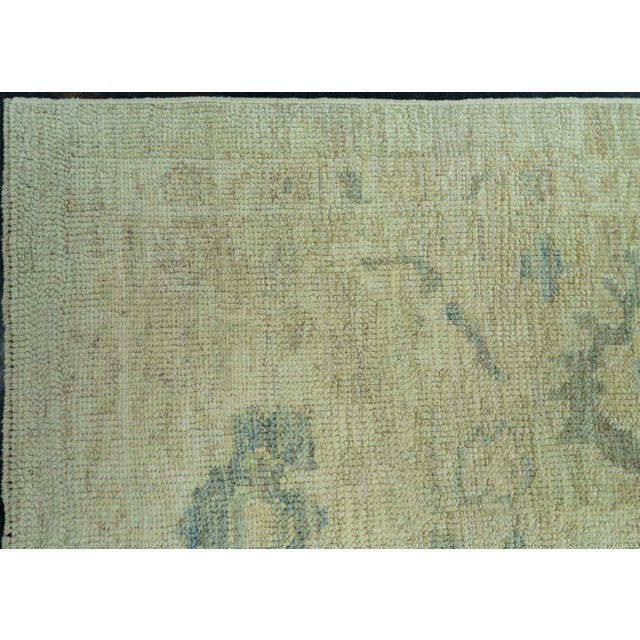 Turkish Oushak Rug 9' x 10' #19082 For Sale - Image 4 of 8