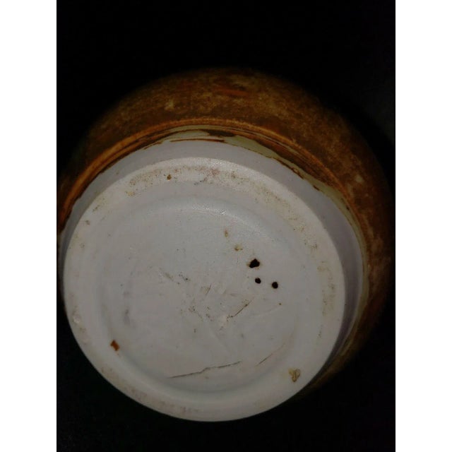 Vintage Art Studio Pottery Mid Century Modern Stoneware Bud Vase | Chairish