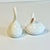 1990s Vintage Whimsical Modern Ceramic Bunny Salt & Pepper Shakers - A Pair For Sale - Image 5 of 12