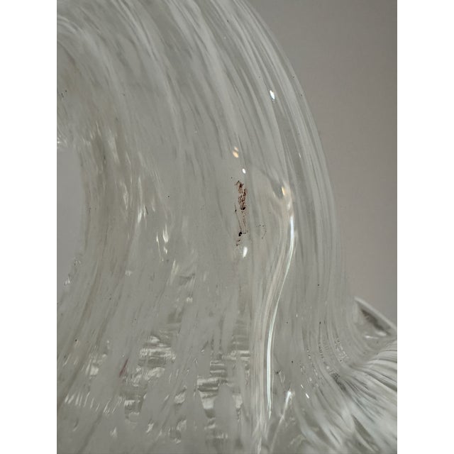 Vintage Venetian Glass Double Bird Sculpture Figurine 11.5 Inch For Sale In Atlanta - Image 6 of 8