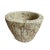 Small vintage rustic hand chiseled granite stone bowl for indoor or outdoor use/display. Beautiful rough texture and each...