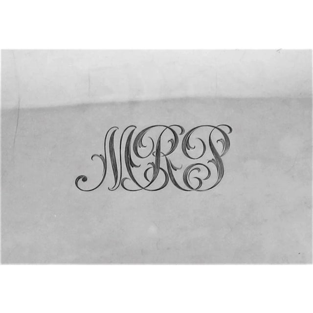 Towle Silversmiths Large Sterling Serving Tray For Sale - Image 4 of 9