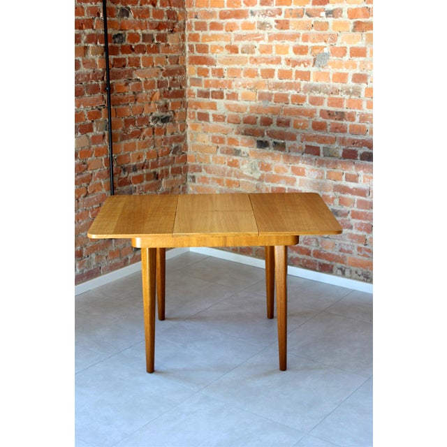 Mid-Century Modern Mid-Century Extendable Dining Table in Oak from Jitona, Former Czechoslovakia, 1968 For Sale - Image 3 of 15