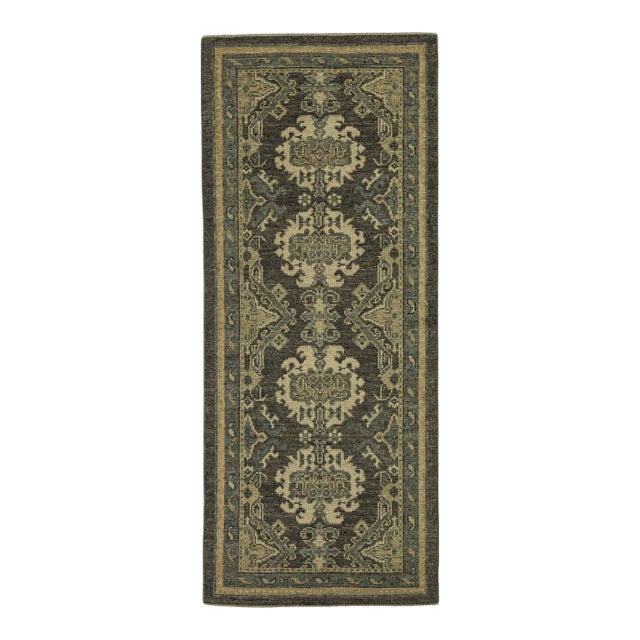 Turkish Oushak Rug 2'10" x 6'10" #20252 For Sale