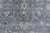 Turkish Angora Oushak Rug With Steel Blue Field and Light Gray Border For Sale - Image 12 of 14
