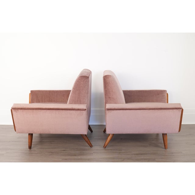 1960s Pair Adrian Pearsall Lounge Chairs Model 2161-C Craft Associates For Sale - Image 5 of 7